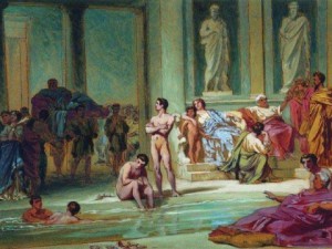 Купание в римской бане